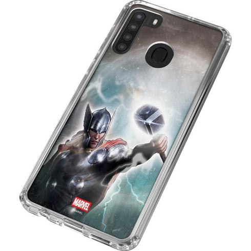 Marvel Thor Mighty Thor Galaxy A21 Clear Case