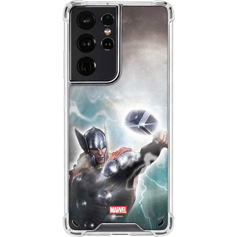 Marvel Thor Mighty Thor Galaxy S21 Ultra 5G Clear Case