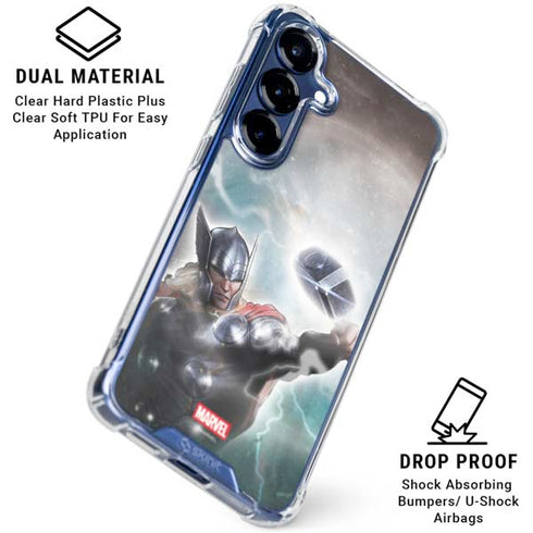 Marvel Thor Mighty Thor Galaxy S25 Plus Clear Case