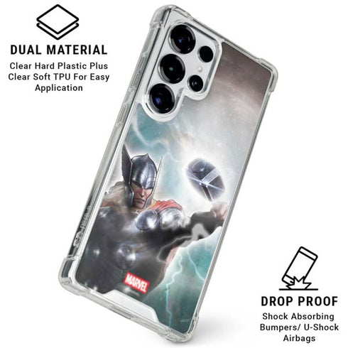 Marvel Thor Mighty Thor Galaxy S25 Ultra Clear Case