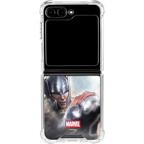 Marvel Thor Mighty Thor Galaxy Z Flip6 Clear Case