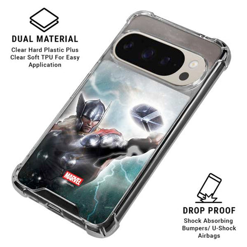 Marvel Thor Mighty Thor Google Pixel 9 Pro XL Clear Case