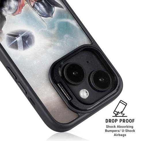 Marvel Thor Mighty Thor iPhone 14 Plus Kickstand Case