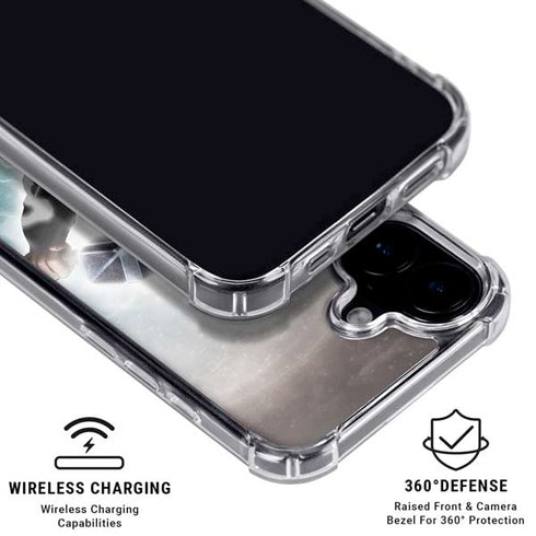 Marvel Thor Mighty Thor iPhone 16 Plus Clear Case