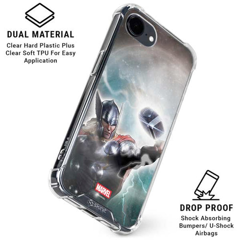 Marvel Thor Mighty Thor iPhone 16e Clear Case
