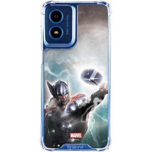 Marvel Thor Mighty Thor Moto G Play 4G (2024) Clear Case