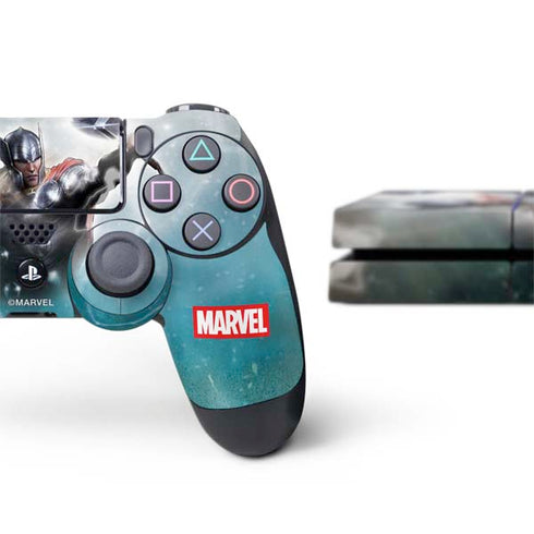 Marvel Thor Mighty Thor PS4 Console and Controller Bundle Skin