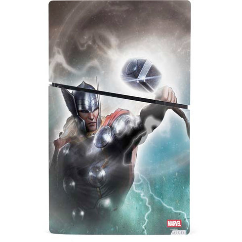 Marvel Thor Mighty Thor PS5 Slim Digital Edition Bundle Skin