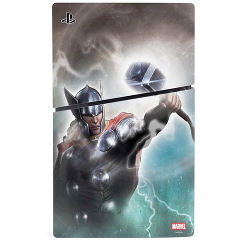 Marvel Thor Mighty Thor PS5 Slim Digital Edition Console Skin