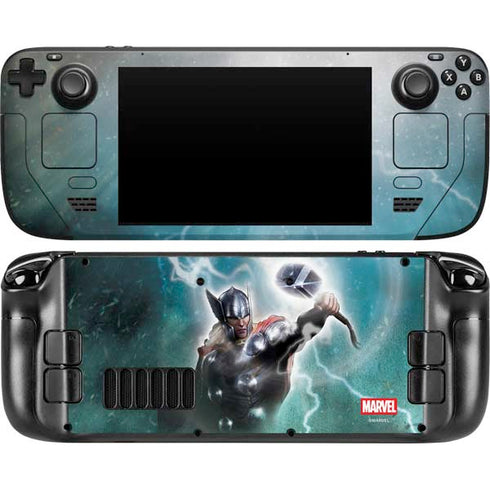 Marvel Thor Mighty Thor Steam Deck Handheld Gaming Computer Skin