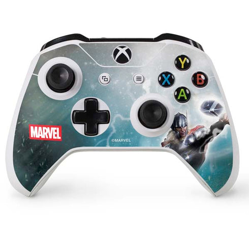 Marvel Thor Mighty Thor Xbox One S Console and Controller Bundle Skin