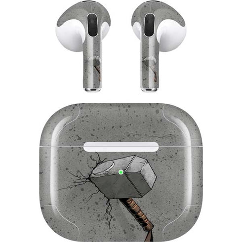Marvel Thor Thor’s Hammer Mjolnir Apple AirPods (3rd Gen 2021) Skin
