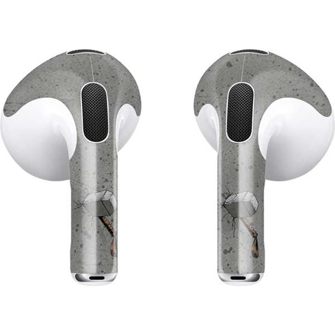 Marvel Thor Thor’s Hammer Mjolnir Apple AirPods (3rd Gen 2021) Skin