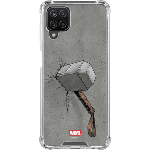Marvel Thor Thor’s Hammer Mjolnir Galaxy A12 Clear Case