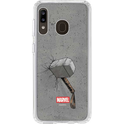 Marvel Thor Thor’s Hammer Mjolnir Galaxy A20 Clear Case