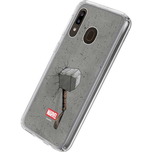Marvel Thor Thor’s Hammer Mjolnir Galaxy A20 Clear Case