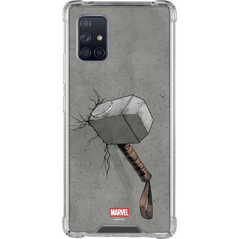 Marvel Thor Thor’s Hammer Mjolnir Galaxy A71 5G Clear Case