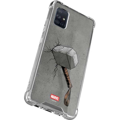 Marvel Thor Thor’s Hammer Mjolnir Galaxy A71 5G Clear Case