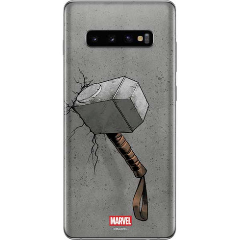 Marvel Thor Thor’s Hammer Mjolnir Galaxy S10 Plus Skin