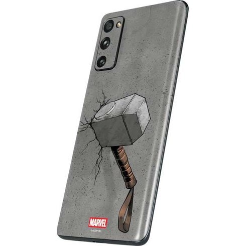 Marvel Thor Thor’s Hammer Mjolnir Galaxy S20 Fan Edition Skin