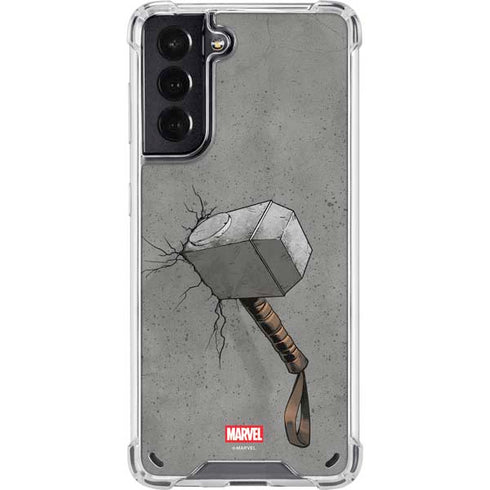 Marvel Thor Thor’s Hammer Mjolnir Galaxy S21 5G Clear Case