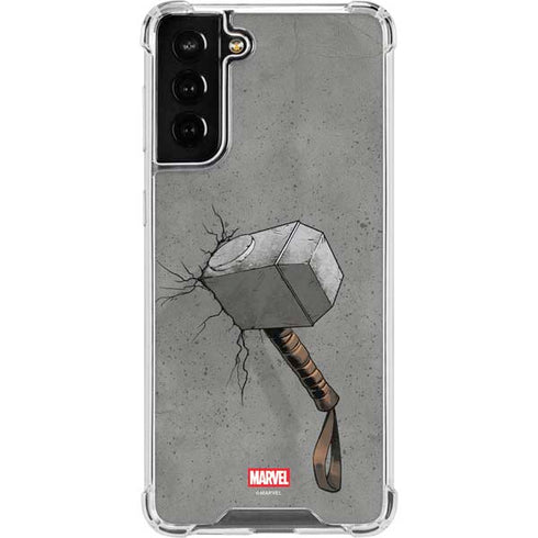 Marvel Thor Thor’s Hammer Mjolnir Galaxy S21 FE Clear Case