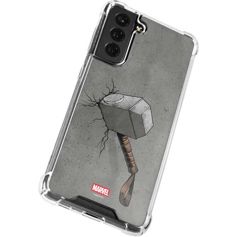 Marvel Thor Thor’s Hammer Mjolnir Galaxy S21 FE Clear Case
