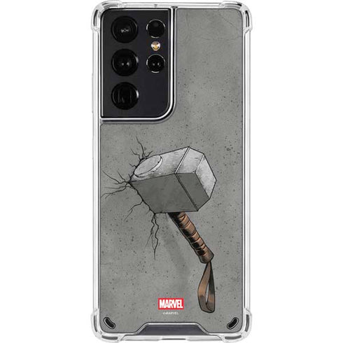 Marvel Thor Thor’s Hammer Mjolnir Galaxy S21 Ultra 5G Clear Case