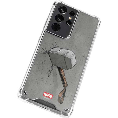 Marvel Thor Thor’s Hammer Mjolnir Galaxy S21 Ultra 5G Clear Case