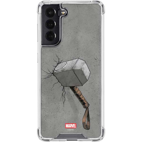 Marvel Thor Thor’s Hammer Mjolnir Galaxy S22 Clear Case