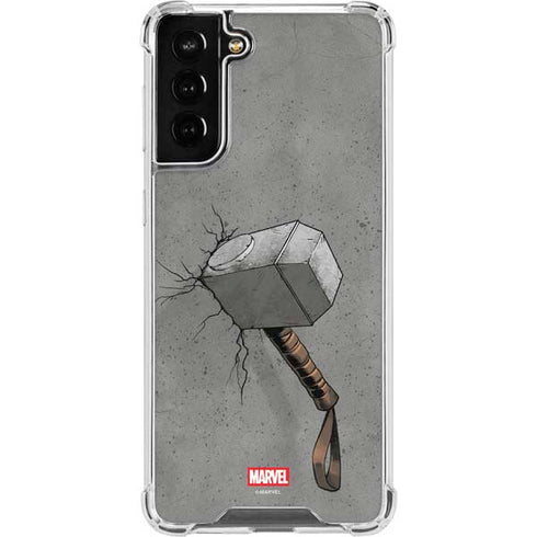 Marvel Thor Thor’s Hammer Mjolnir Galaxy S22 Plus Clear Case