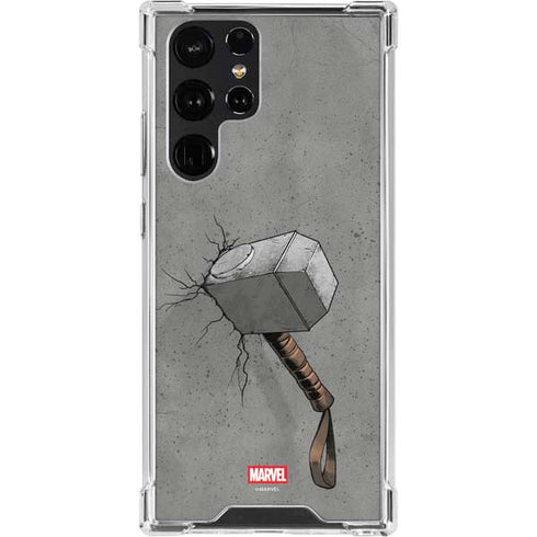 Marvel Thor Thor’s Hammer Mjolnir Galaxy S22 Ultra Clear Case