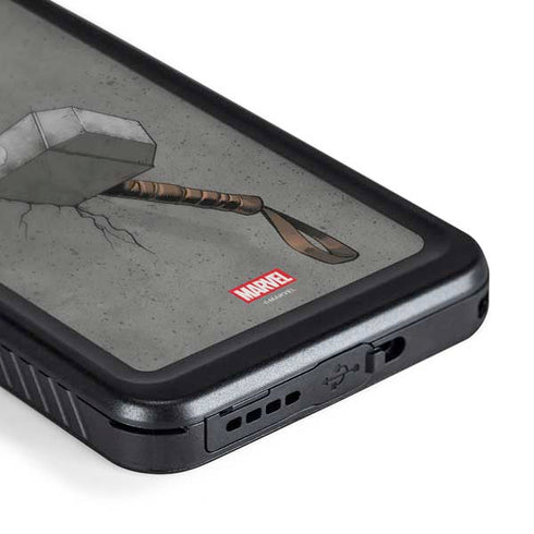 Marvel Thor Thor’s Hammer Mjolnir Galaxy S23 Plus Waterproof Case