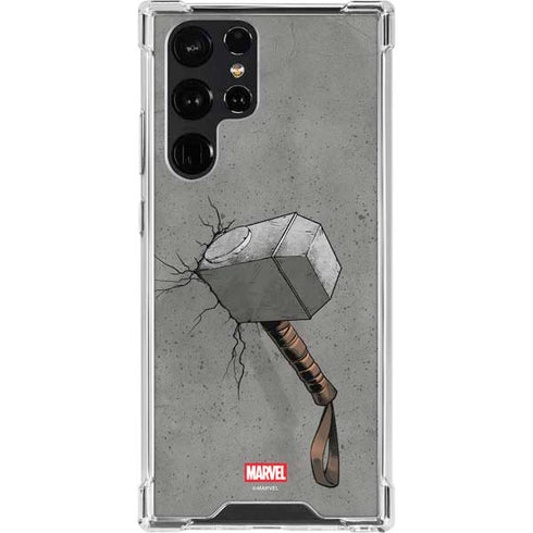 Marvel Thor Thor’s Hammer Mjolnir Galaxy S23 Ultra Clear Case