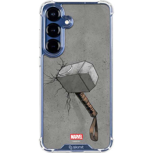 Marvel Thor Thors Hammer Mjolnir Galaxy S25 Clear Case