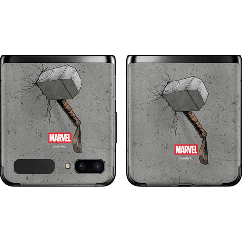 Marvel Thor Thor’s Hammer Mjolnir Galaxy Z Flip Skin