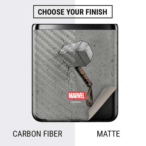 Marvel Thor Thor’s Hammer Mjolnir Galaxy Z Flip Skin