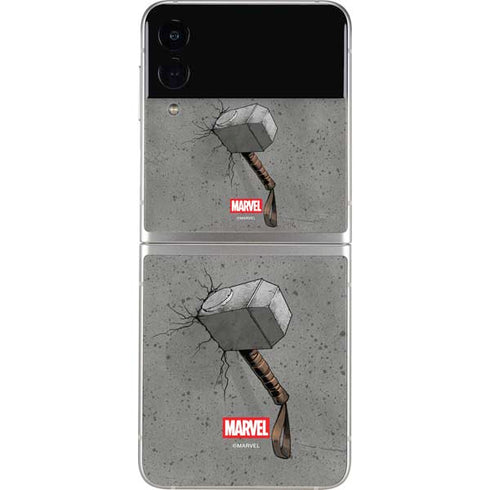 Marvel Thor Thor’s Hammer Mjolnir Galaxy Z Flip3 5G Skin