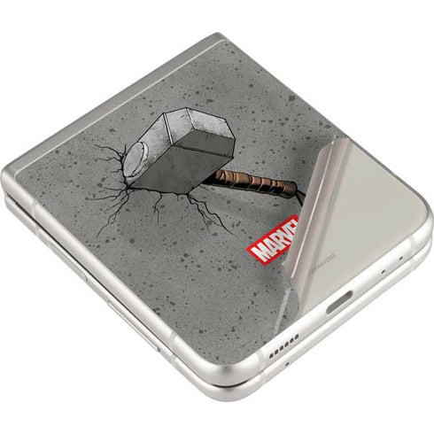 Marvel Thor Thor’s Hammer Mjolnir Galaxy Z Flip3 5G Skin
