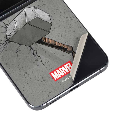 Marvel Thor Thor’s Hammer Mjolnir Galaxy Z Flip5 5G Skin