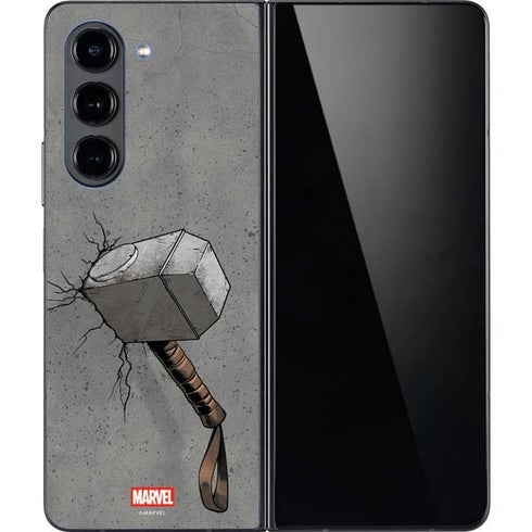 Marvel Thor Thor’s Hammer Mjolnir Galaxy Z Fold5 5G Skin