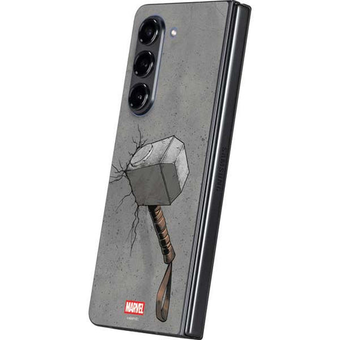 Marvel Thor Thor’s Hammer Mjolnir Galaxy Z Fold5 5G Skin