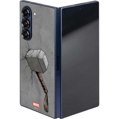 Marvel Thor Thor’s Hammer Mjolnir Galaxy Z Fold6 Skin