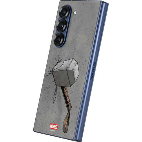 Marvel Thor Thor’s Hammer Mjolnir Galaxy Z Fold6 Skin