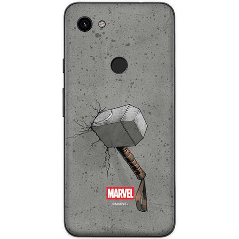 Marvel Thor Thor’s Hammer Mjolnir Google Pixel 3a Skin
