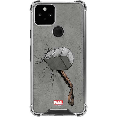 Marvel Thor Thor’s Hammer Mjolnir Google Pixel 5 Clear Case