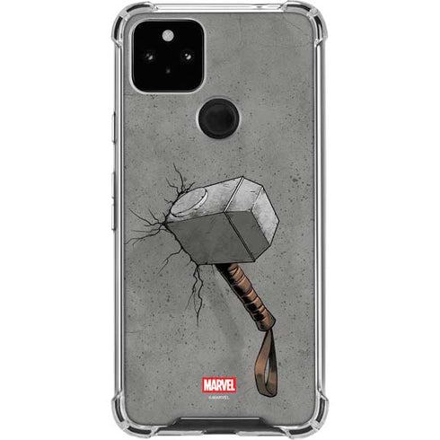 Marvel Thor Thor’s Hammer Mjolnir Google Pixel 5a 5G Clear Case