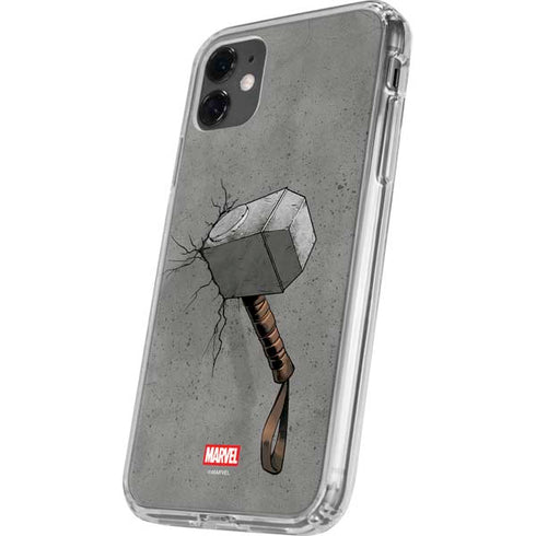 Marvel Thor Thor’s Hammer Mjolnir iPhone 11 Clear Case