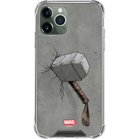 Marvel Thor Thor’s Hammer Mjolnir iPhone 11 Pro Max Clear Case