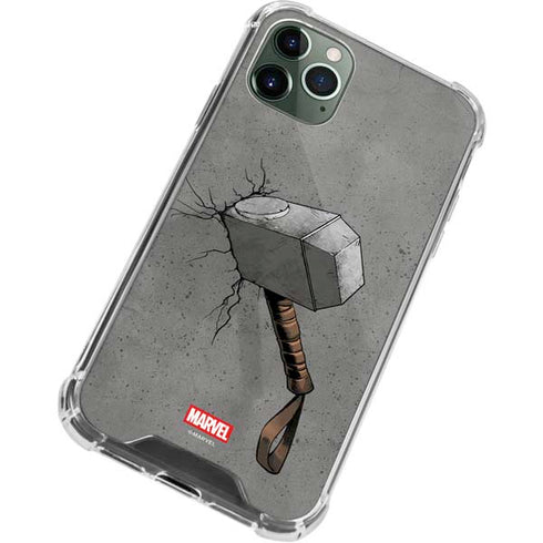 Marvel Thor Thor’s Hammer Mjolnir iPhone 11 Pro Max Clear Case